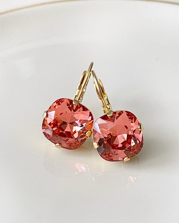 Square hoop earrings swarovski deals