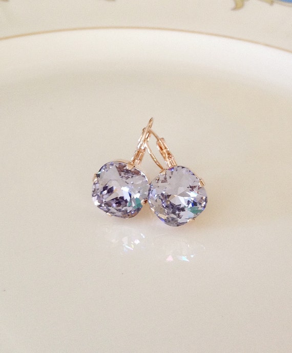 Crystal earrings best sale etsy