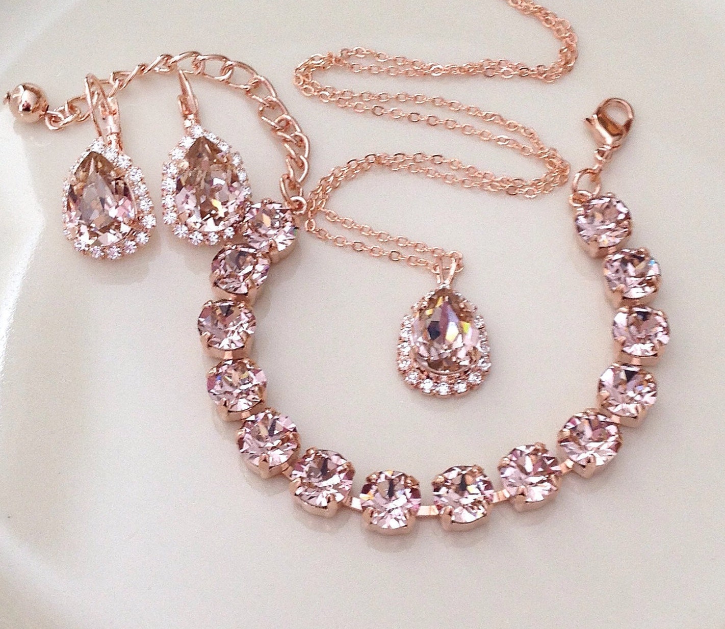 Amazon.com: hsiyyecg Trio Sterling Silver Plated Cubic