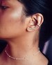 Diamond Pave Ear Climbers Sterling Silver | Lucky 9s | Ear Crawlers | Ear Sweep | Minimalist Jewelry | Modern Earrings 