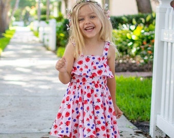 Sweetpea Knit Top & Dress Sewing Pattern: Circle Skirt (PDF Pattern)