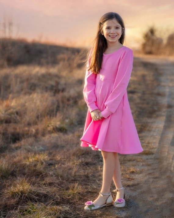 Circle skirt knit dress cheap