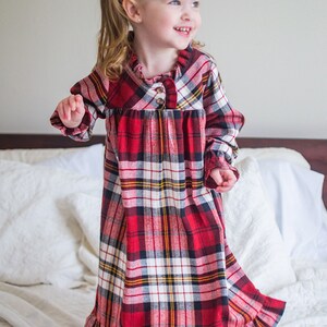 Chemise De Nuit Scooby-Doo Pour Fille - Imprimé Floral, Manches Courtes, 100% Polyester, 2-10 Ans