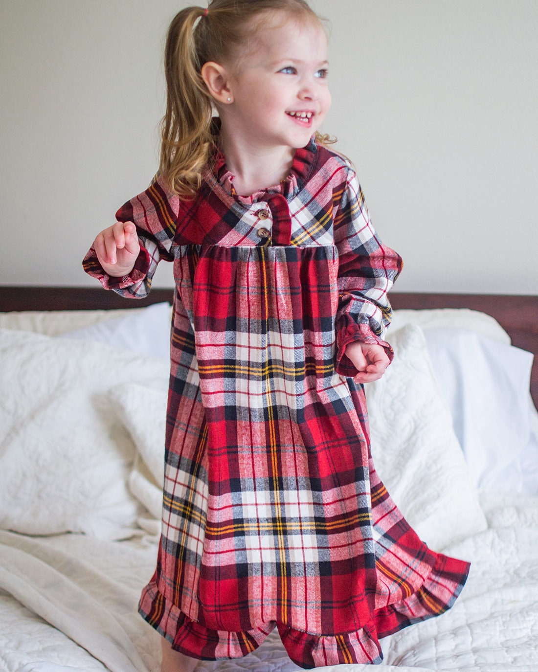 Toddler Flannel Dress - Main Image