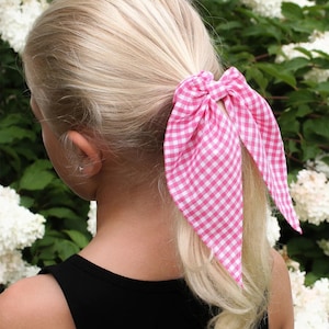 Heather Bow Digital Sewing Pattern, Fabric Hair Bow, 2 Size Scrunchies, PDF Pattern