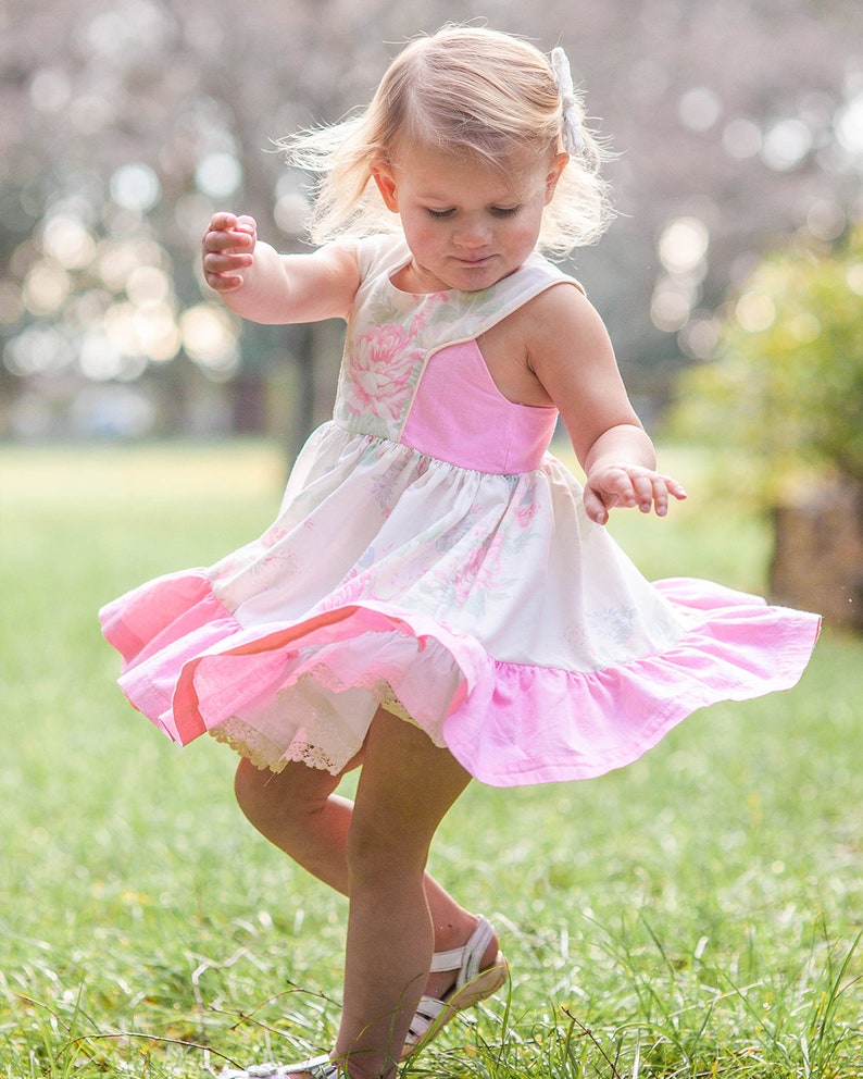 Daisy Dress Digital Sewing Pattern Girls Dress Pattern Etsy