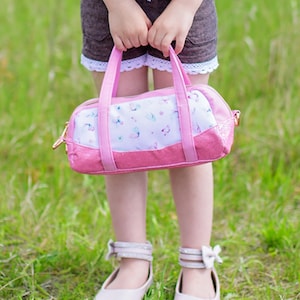 Hawthorn Duffle Bag Digitales PDF Schnittmuster , Reisetasche mit Reißverschluss und Taschen. 4 Größen