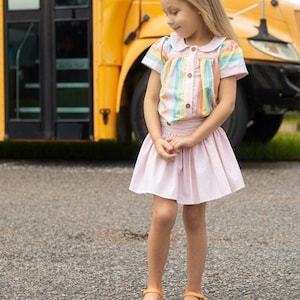 Bramble Shorts & Detachable Skirt Digital Sewing Pattern | Girls Skirt Pattern | Easy Sewing Pattern | Pettiskirt | Digital Sewing