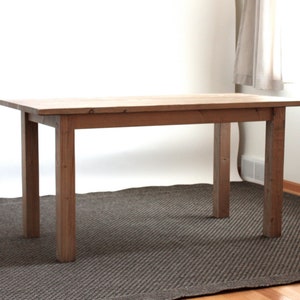 Straight Leg Farmhouse Table