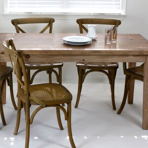 Provincial Farmhouse Dining Table, Shipping Included Salvaged Wood Bild 2