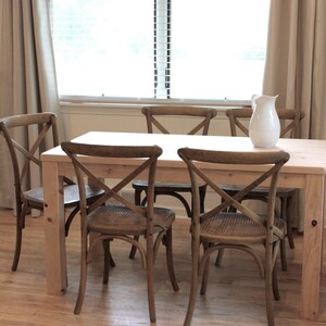 Rustic Wood Kitchen Table