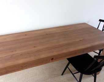 Rustic Wood Table, Handmade, Parsons