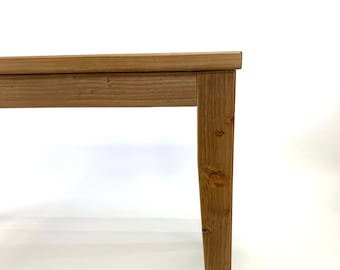 Barcelona Desk | Modern Rustic Wood Desk | Kitchen Dining Table