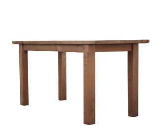Square Leg Farmhouse Dining Table, Shipping Included - Salvaged Wood