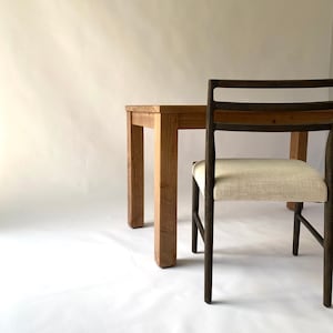 Rustic Wood Table, Handmade, Parsons Style