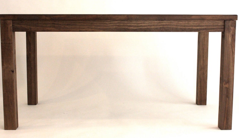 Table en bois rustique de hauteur comptoir, faite main, style Parsons, North Field Store image 3