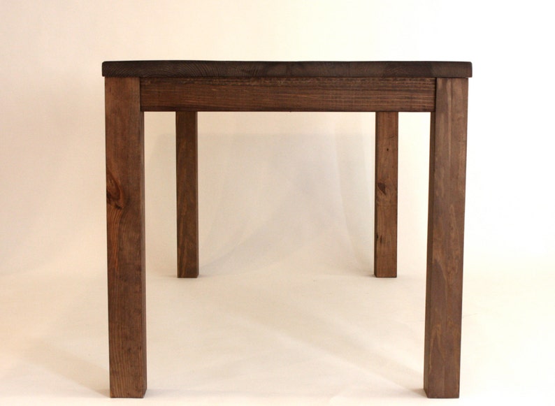 Table en bois rustique de hauteur comptoir, faite main, style Parsons, North Field Store image 2