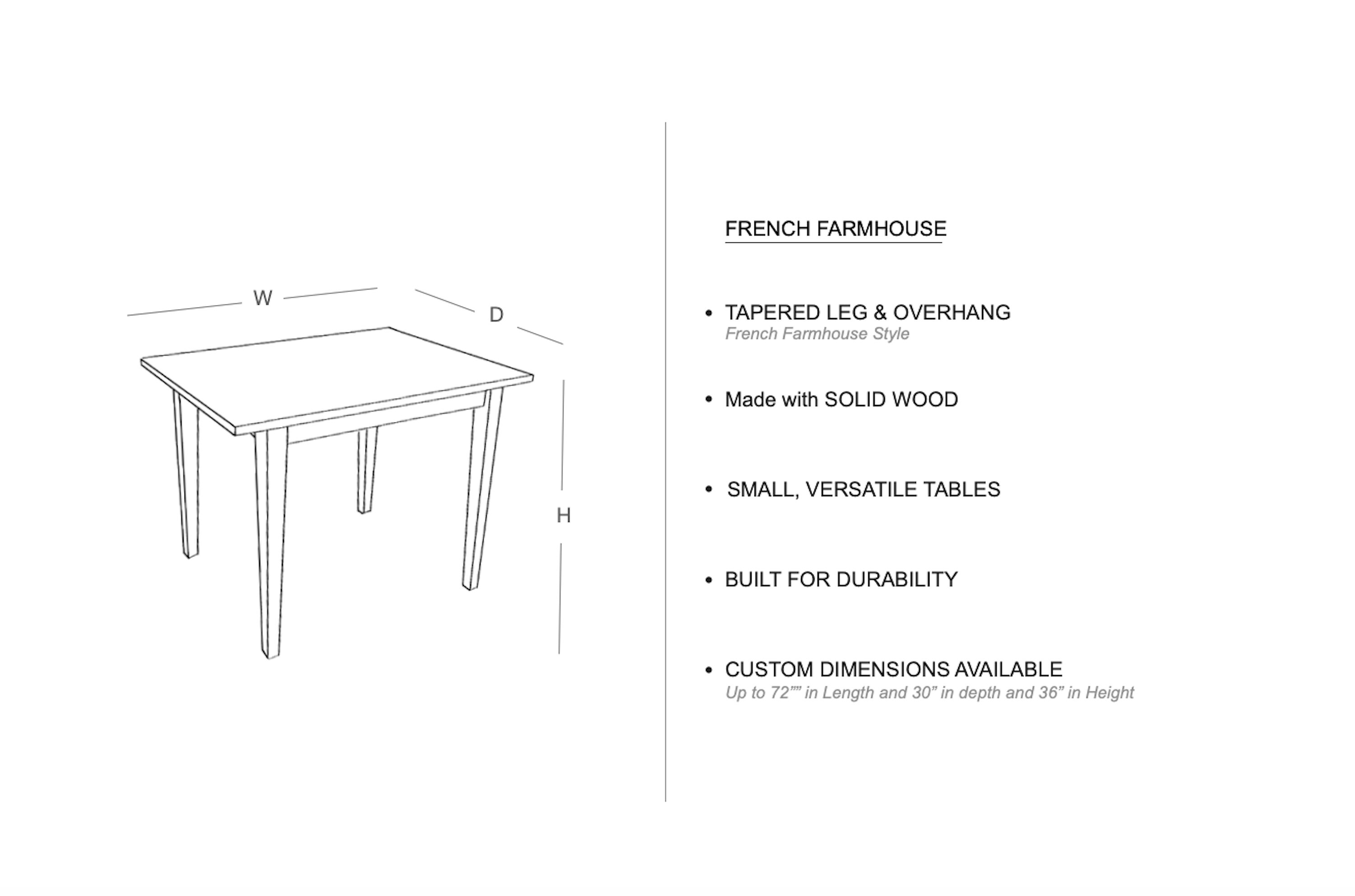 Dining Table French Farmhouse Table Etsy