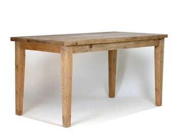 Provincial Farmhouse Dining Table, Shipping Included - Salvaged Wood