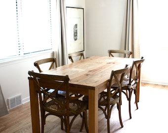 Parsons Dining Table | Wood Kitchen Table | Minimal Design