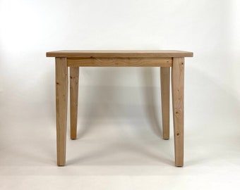 French Kitchen Island Table, Reclaimed Wood