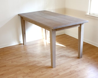 Handmade Rustic Farmhouse Table, Shipping Included.