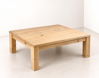 Square Solid Wood Coffee Table