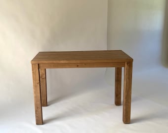 Rustic Counter-Height kitchen Island, Handmade, Parsons