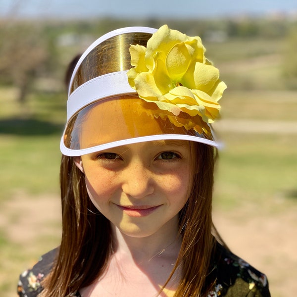 Kids Summer Fun Visor - Kids Visor - Sun Visor - Transparent Visor