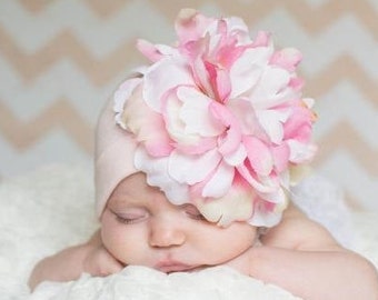 baby flower hat