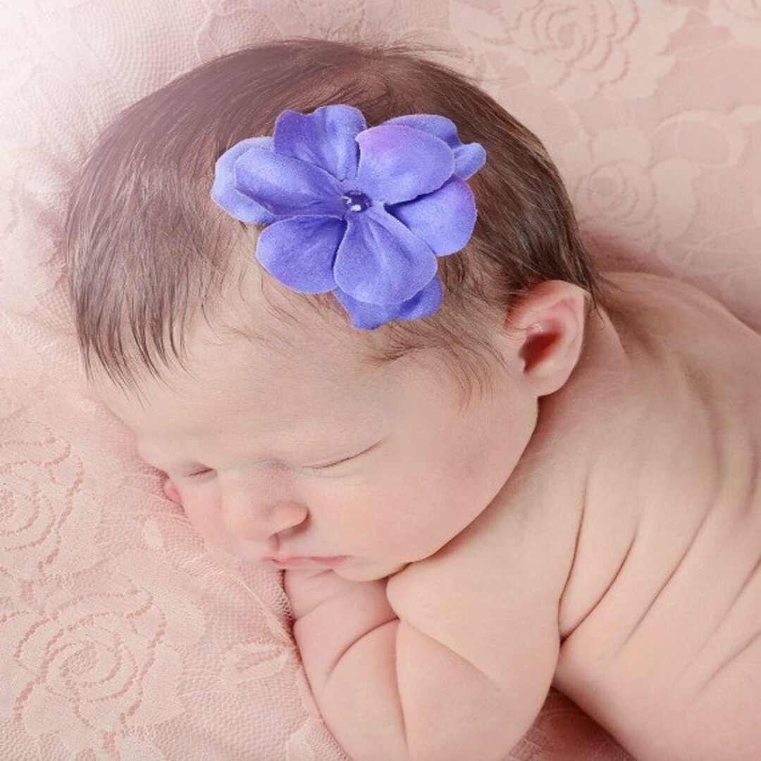 Baby Clip Mini Flower Clip Hair Clip Flower Clip Baby Etsy