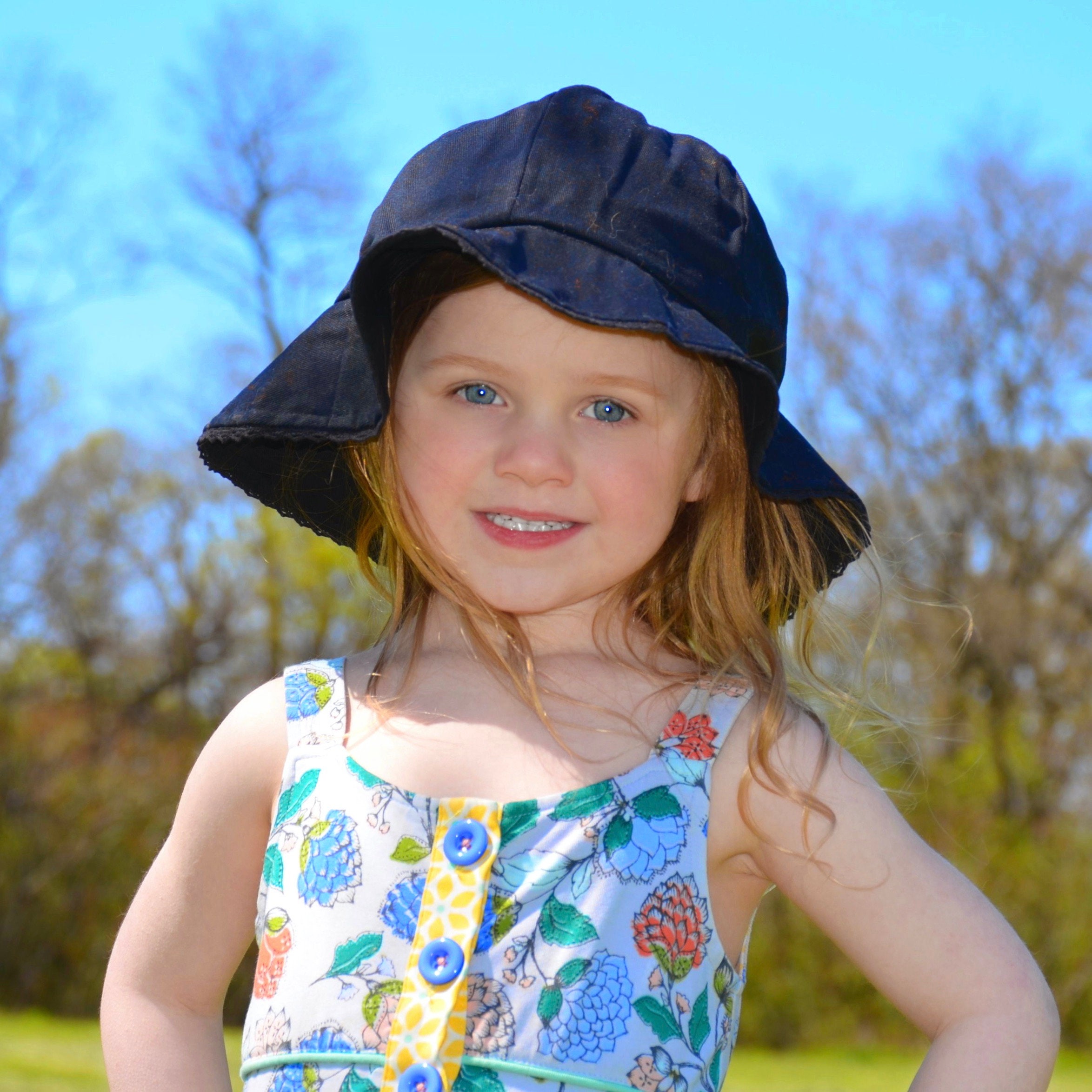 Stella Sun Hat Toddler Sun Hat Baby Sun Hat Baby Girl Etsy