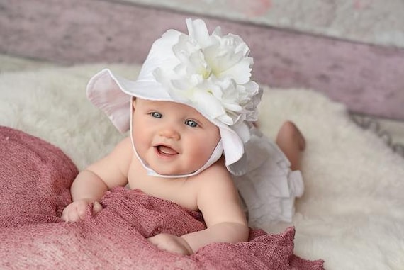 floppy hat baby girl