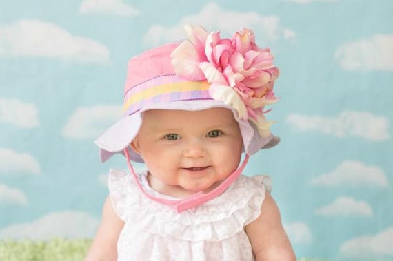 floppy hat baby girl