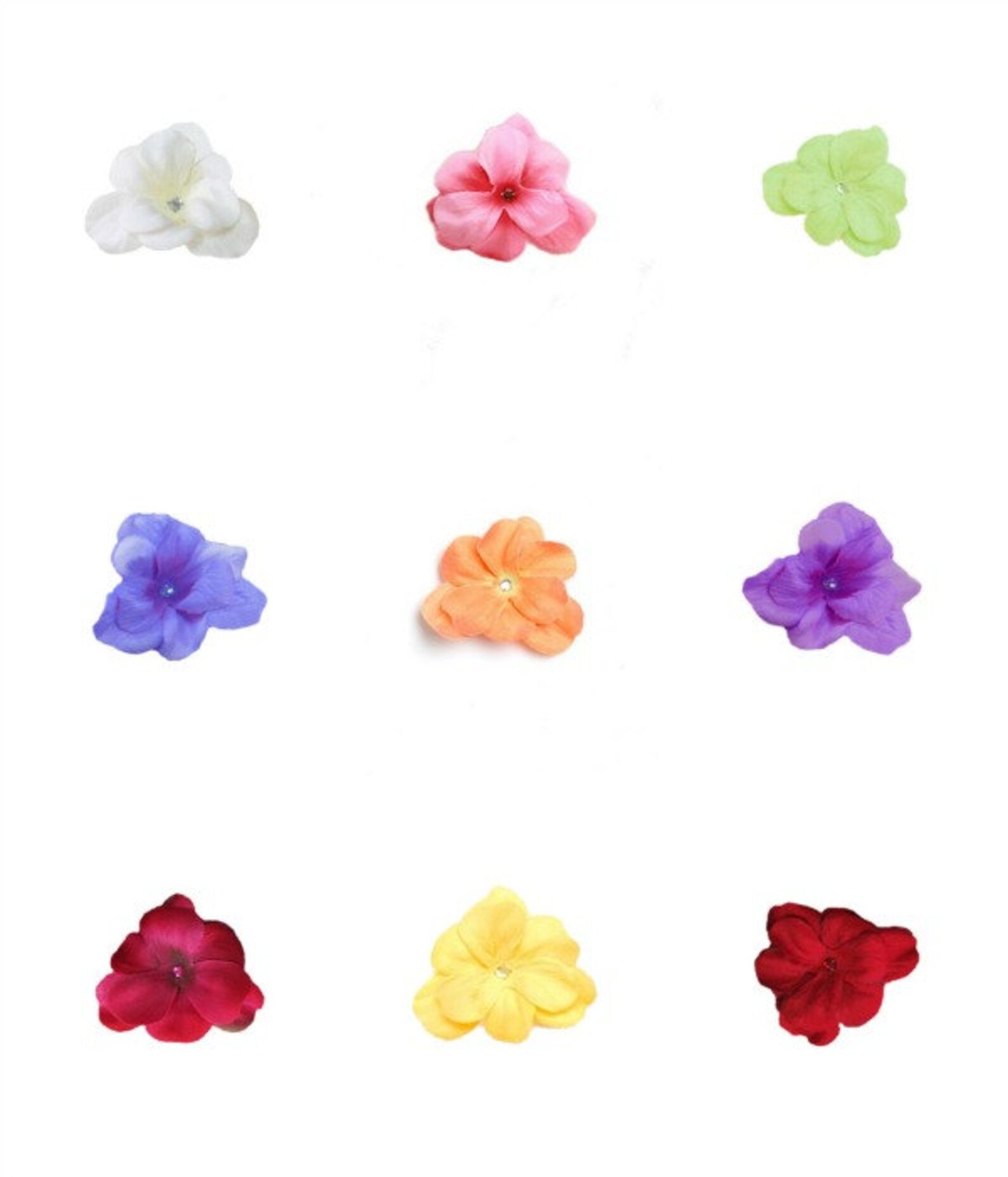 Baby Clip Mini Flower Clip Hair Clip Flower Clip Baby Etsy