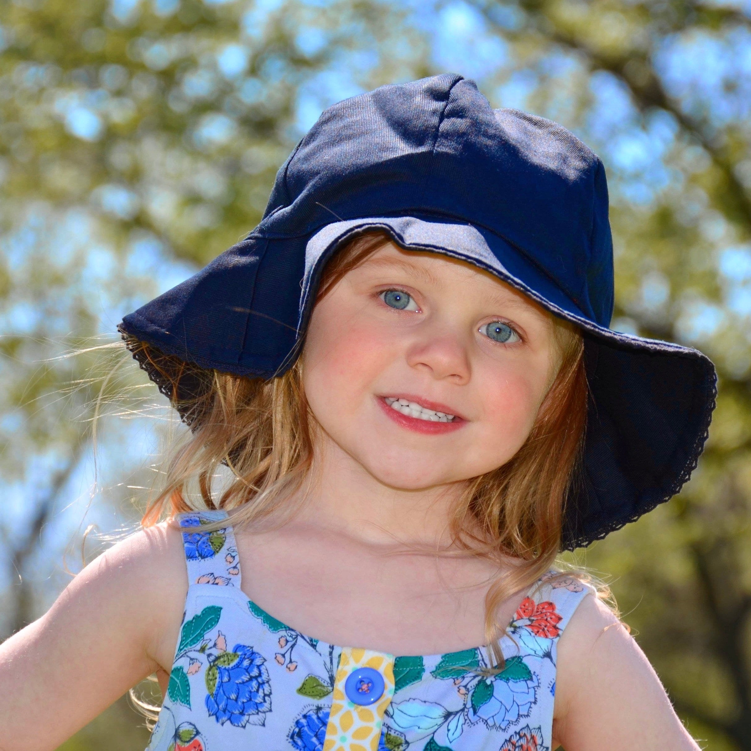 Stella Sun Hat Toddler Sun Hat Baby Sun Hat Baby Girl Etsy
