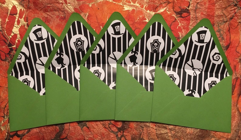 Strange And Unusual Stationery with Embossed Notecards