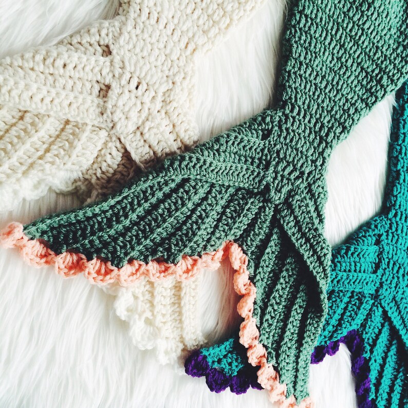 Baby Mermaid Crochet Pattern Newborn Size Mermaid Tail Crochet Etsy