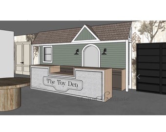 Bespoke Mosaic tile Commission Handmade Custom Mosaic Tile Logo Shop Front Counter Logo Mosaic Tile Design Crafted Mesh for Wall or Floor