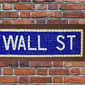 Klassisches Mosaik Manhattan New York U-Bahn-Wand-Straße (oder NACH WAHL) Wandbild