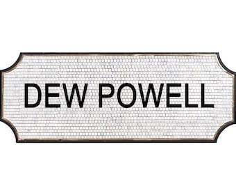 Custom Mosaic tile Name sign, Classic mosaic, House Number Plaque Mosaic tile, Personalized mosaic, hand cut mosaic tile on mesh for install