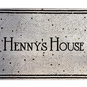 Custom Mosaic Tile Floor entrance,  Custom Mosaic floor, Custom mosaic entrance floor mosaic, Custom mosaic address floor tile