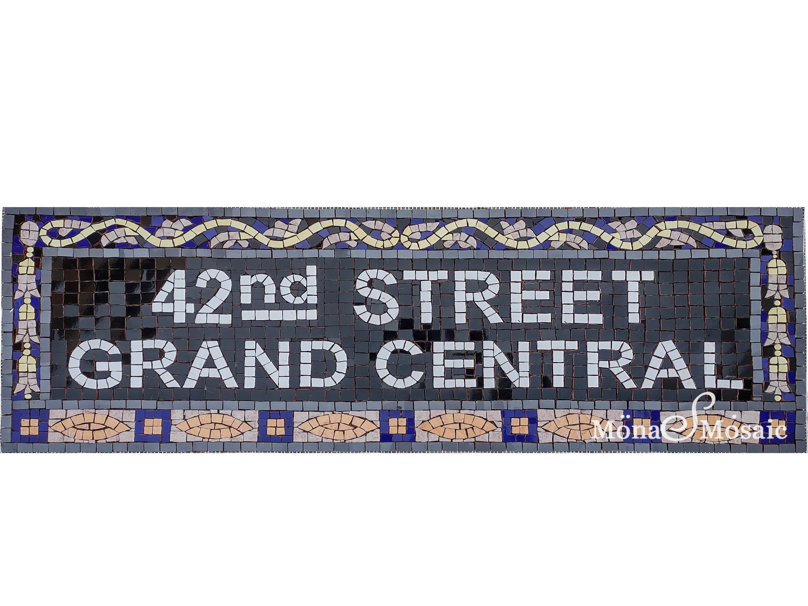 Grand Central Tile Mosaic NYC Subway Mosaic Tile 42nd Street