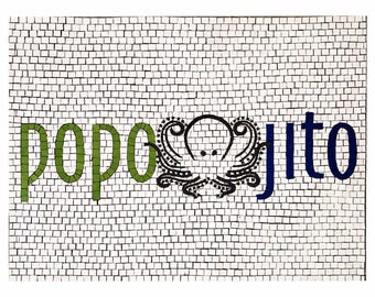 Custom Tile Mosaic Business Logo, Hand-Cut Mosaic