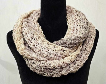 Infinity Scarf in "Lavender Cappucino"