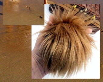 Beach Sand Faux Fur Pom Pom