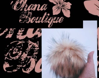 Ohana Fausse fourrure Pom Pom