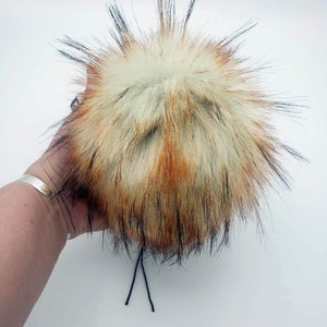 Red Dirt Faux Fur Pom Pom image 5