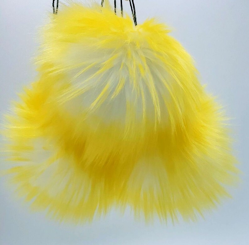 Plumeria Faux Fur Pom Pom image 6