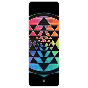 Rainbow Sri Yantra Yoga Mats